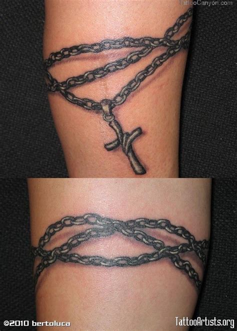 cross and chain tattoo|best chain tattoo designs.